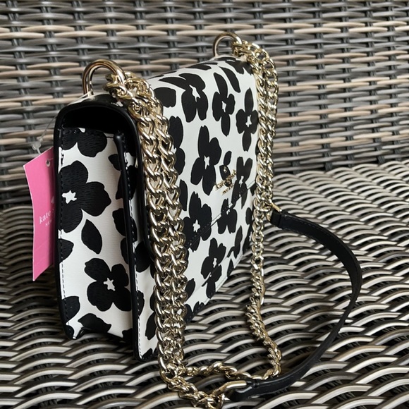 Kate Spade remi graphic blooms flap chain crossbody - Picture 5 of 16